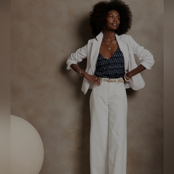 BANANA Republic Tie-Back Silky Camisole Cobalt Blue Size Medium - Picture 4 of 9